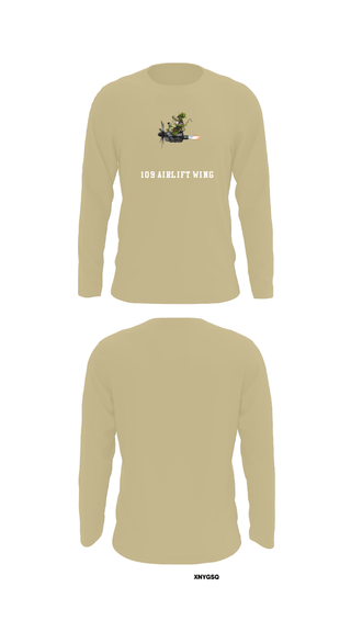 Long Sleeve Performance Shirt, 109 Airlift Wing, Air Force, Teamtime, Team time, sublimation, custom sports apparel, team uniforms, spirit wear, spiritwear, sports uniforms, custom shirts, team store, custom team store, fundraiser sports, apparel fundraiser