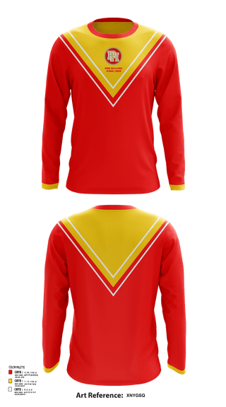 Long Sleeve Performance Shirt, Penn Hills High School Cheer, Cheer, Teamtime, Team time, sublimation, custom sports apparel, team uniforms, spirit wear, spiritwear, sports uniforms, custom shirts, team store, custom team store, fundraiser sports, apparel fundraiser