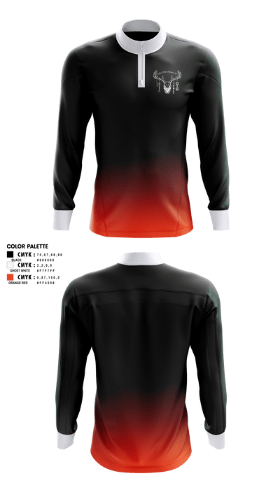 Outlaw Mobile Mechanics LLP 15152695 Quarter Zip Jacket - 1