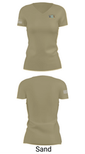 250th Military Intelligence Battalion 60521308 Women's Short Sleeve V-neck Shirt - 84
