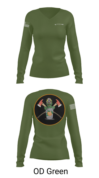 Womens Long Sleeve Vneck Shirt, 91 Bravo, Fire Department, Teamtime, Team time, sublimation, custom sports apparel, team uniforms, spirit wear, spiritwear, sports uniforms, custom shirts, team store, custom team store, fundraiser sports, apparel fundraiser