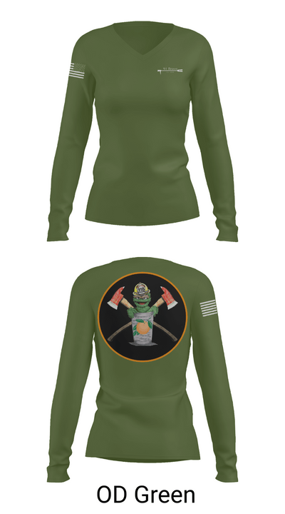 91 Bravo 3173818 Women's Long Sleeve V-neck Shirt - 57