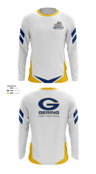 Long Sleeve Performance Shirt, Gering High School Golf, Golf, Teamtime, Team time, sublimation, custom sports apparel, team uniforms, spirit wear, spiritwear, sports uniforms, custom shirts, team store, custom team store, fundraiser sports, apparel fundraiser