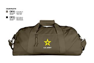 Duffle Bag, Wilmington Army Recruiting Station, Army, Teamtime, Team time, sublimation, custom sports apparel, team uniforms, spirit wear, spiritwear, sports uniforms, custom shirts, team store, custom team store, fundraiser sports, apparel fundraiser