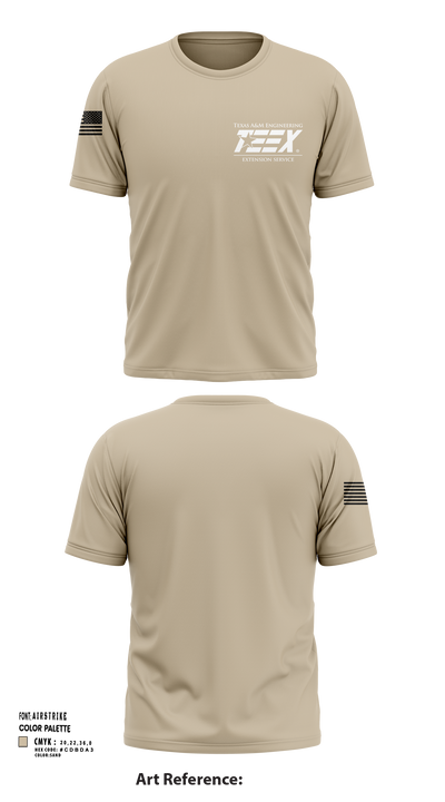 TEEX Rescue 86424683 Short Sleeve Performance Shirt - 123