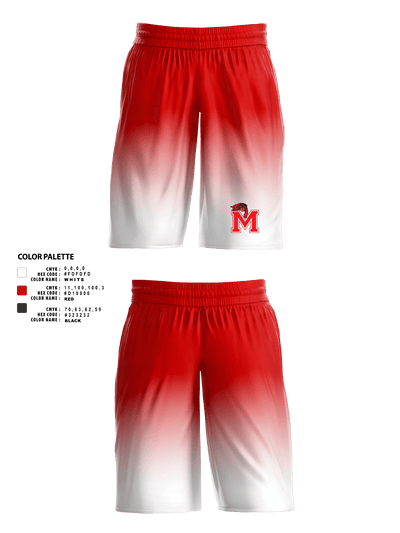 Morrison High School Basketball 96514164 Womens Basketball Shorts - 40