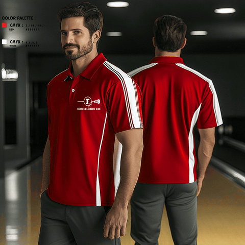 Short Sleeve Performance Polo, Fairfield Lacrosse Club, Women's Lacrosse, Teamtime, Team time, sublimation, custom sports apparel, team uniforms, spirit wear, spiritwear, sports uniforms, custom shirts, team store, custom team store, fundraiser sports, apparel fundraiser