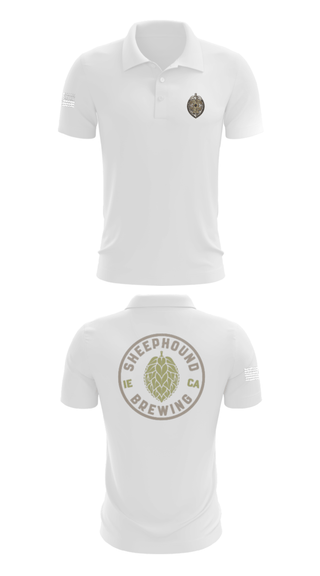 Short Sleeve Performance Polo, Sheephound Brewing, , Teamtime, Team time, sublimation, custom sports apparel, team uniforms, spirit wear, spiritwear, sports uniforms, custom shirts, team store, custom team store, fundraiser sports, apparel fundraiser