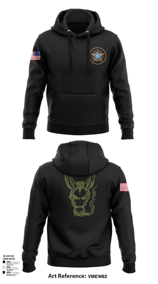 Hoodie, Lowndes County Sheriff’s Office Special Operations Division, , Teamtime, Team time, sublimation, custom sports apparel, team uniforms, spirit wear, spiritwear, sports uniforms, custom shirts, team store, custom team store, fundraiser sports, apparel fundraiser