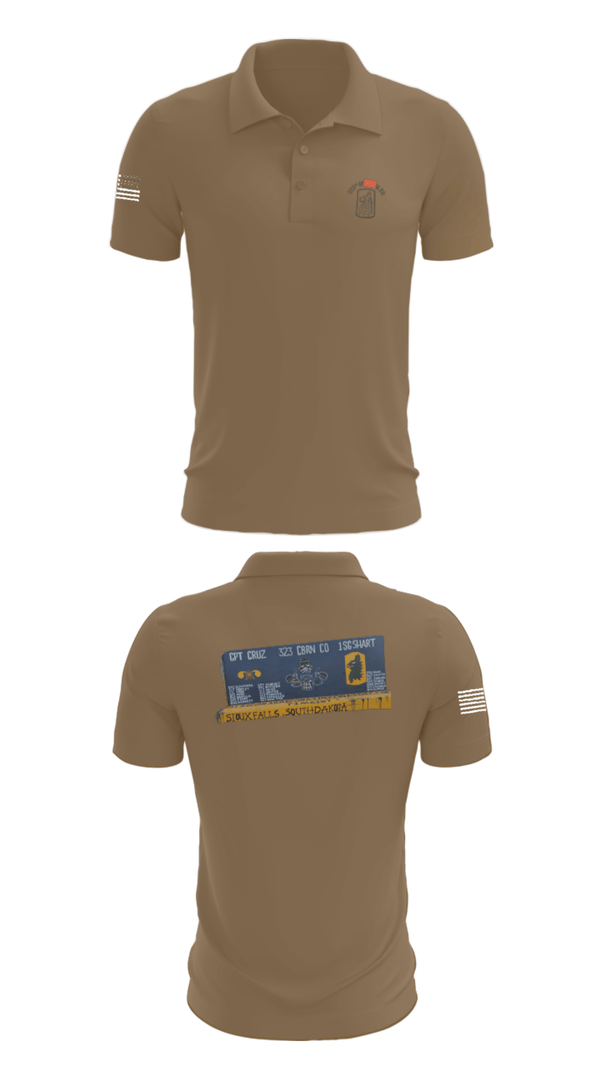 Short Sleeve Performance Polo, 323 chem maint, Army, Teamtime, Team time, sublimation, custom sports apparel, team uniforms, spirit wear, spiritwear, sports uniforms, custom shirts, team store, custom team store, fundraiser sports, apparel fundraiser