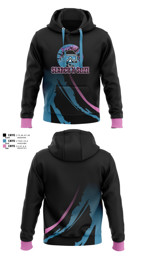 Hoodie, SearchNSeize, Swimming, Teamtime, Team time, sublimation, custom sports apparel, team uniforms, spirit wear, spiritwear, sports uniforms, custom shirts, team store, custom team store, fundraiser sports, apparel fundraiser