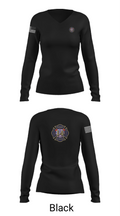 Tony Volunteer Fire Department 50569344 Women's Long Sleeve V-neck Shirt - 37