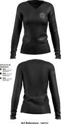 FBI 13370417 Women's Long Sleeve V-neck Shirt - 5