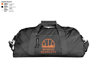 Duffle Bag, Monroe High School Basketball, Women's Basketball, Teamtime, Team time, sublimation, custom sports apparel, team uniforms, spirit wear, spiritwear, sports uniforms, custom shirts, team store, custom team store, fundraiser sports, apparel fundraiser