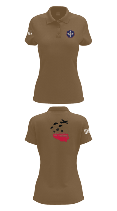 909th HR Company 6800651 Women's Short Sleeve Performance Polo  - 15