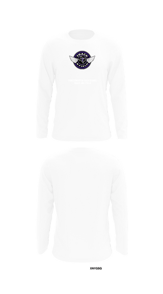 Long Sleeve Performance Shirt, Throckmorton High School Track and Field, Track & Field, Teamtime, Team time, sublimation, custom sports apparel, team uniforms, spirit wear, spiritwear, sports uniforms, custom shirts, team store, custom team store, fundraiser sports, apparel fundraiser