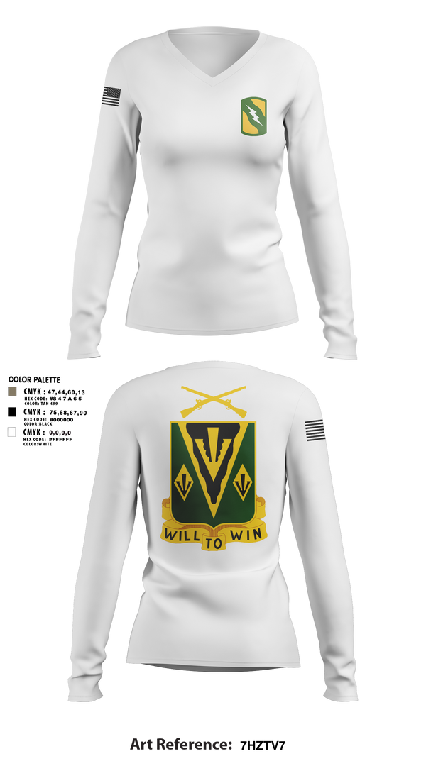 Womens Long Sleeve Vneck Shirt, 1-635, Army, Teamtime, Team time, sublimation, custom sports apparel, team uniforms, spirit wear, spiritwear, sports uniforms, custom shirts, team store, custom team store, fundraiser sports, apparel fundraiser