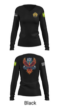 Phoenix H2F 94523826 Women's Long Sleeve V-neck Shirt -1 37