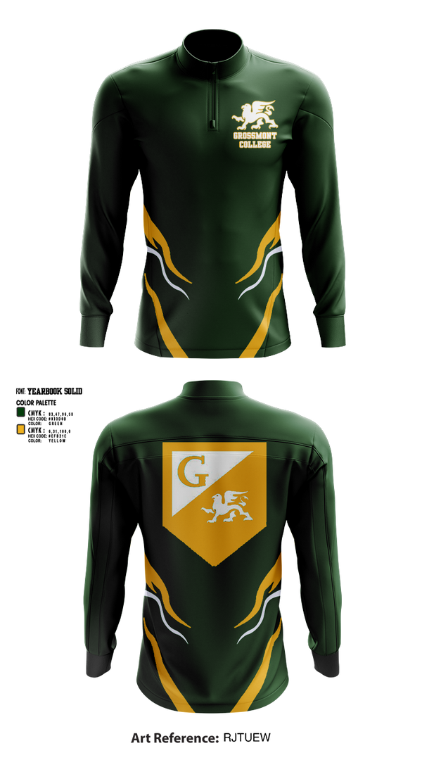 Quarter Zip Jacket, Grossmont College Softball, Softball, Teamtime, Team time, sublimation, custom sports apparel, team uniforms, spirit wear, spiritwear, sports uniforms, custom shirts, team store, custom team store, fundraiser sports, apparel fundraiser