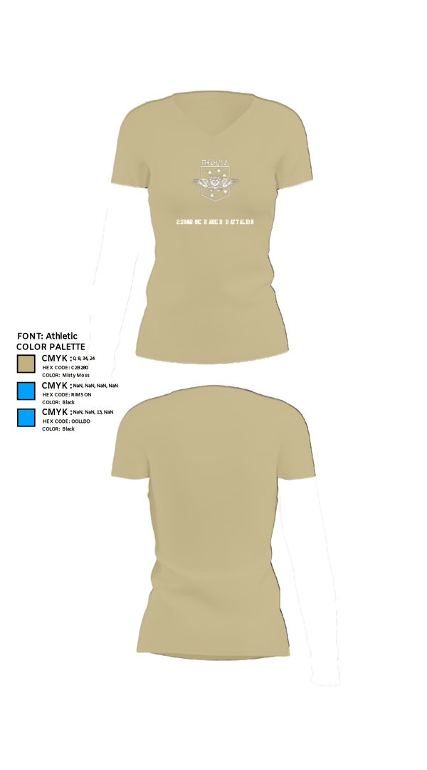 Women's Short Sleeve Vneck Shirt, 2D Marine Raider Battalion, Marines, Teamtime, Team time, sublimation, custom sports apparel, team uniforms, spirit wear, spiritwear, sports uniforms, custom shirts, team store, custom team store, fundraiser sports, apparel fundraiser