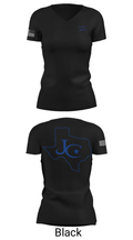 Jarrell High School Golf 58672907 Women's Short Sleeve V-neck Shirt - 38