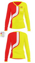 Westview High School Tennis 90920952 Women's Long Sleeve V-neck Shirt - 37