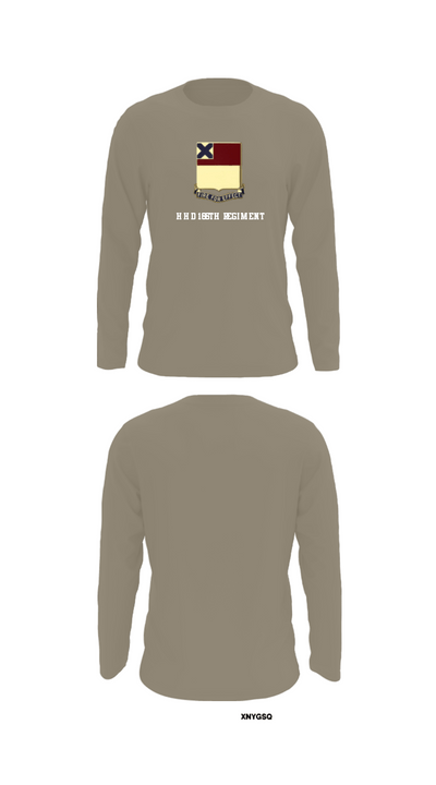HHD 166th Regiment 4853273 Long Sleeve Performance Shirt - 72