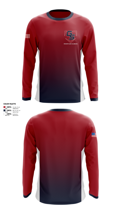 Grand Slam Alabama 25329763 Long Sleeve Performance Shirt 1