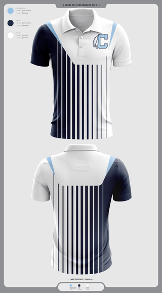 Short Sleeve Performance Polo, Chiefs, Baseball, Teamtime, Team time, sublimation, custom sports apparel, team uniforms, spirit wear, spiritwear, sports uniforms, custom shirts, team store, custom team store, fundraiser sports, apparel fundraiser