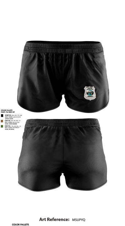 Peoples Protection Agency, LLC 33434129 Women's Shorts - 1