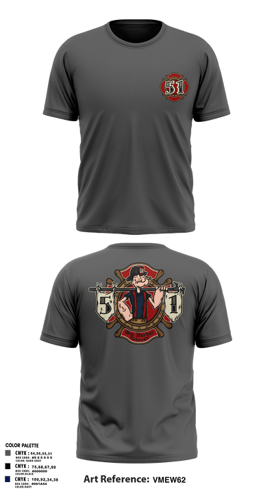Station 51 74948008 Short Sleeve Performance Shirt - 7