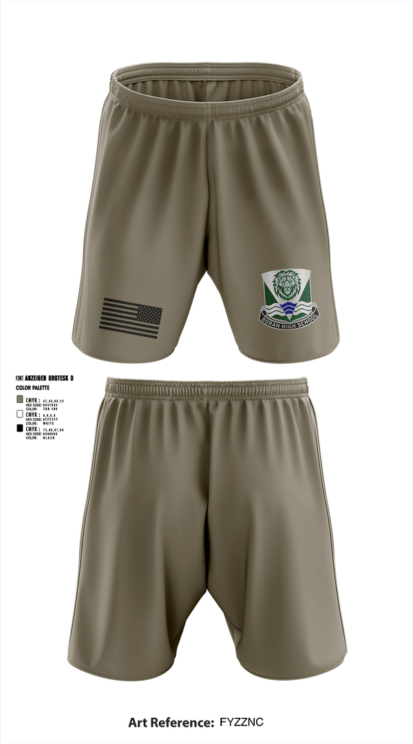 Athletic Shorts With Pockets, Borah High School JROTC, Army, Teamtime, Team time, sublimation, custom sports apparel, team uniforms, spirit wear, spiritwear, sports uniforms, custom shirts, team store, custom team store, fundraiser sports, apparel fundraiser