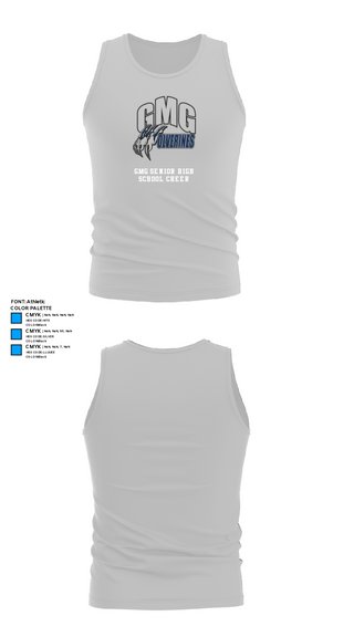 Tank Top, GMG Senior High School Cheer, Cheer, Teamtime, Team time, sublimation, custom sports apparel, team uniforms, spirit wear, spiritwear, sports uniforms, custom shirts, team store, custom team store, fundraiser sports, apparel fundraiser