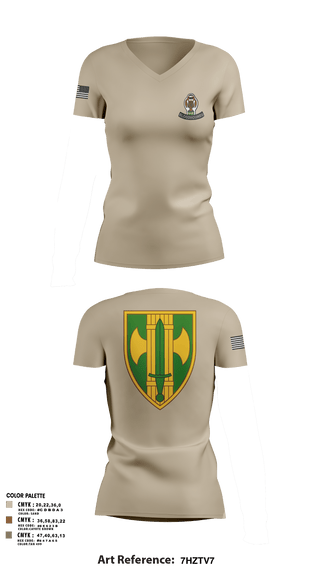 Womens Short Sleeve Vneck Shirt, 615th MP CO, , Teamtime, Team time, sublimation, custom sports apparel, team uniforms, spirit wear, spiritwear, sports uniforms, custom shirts, team store, custom team store, fundraiser sports, apparel fundraiser
