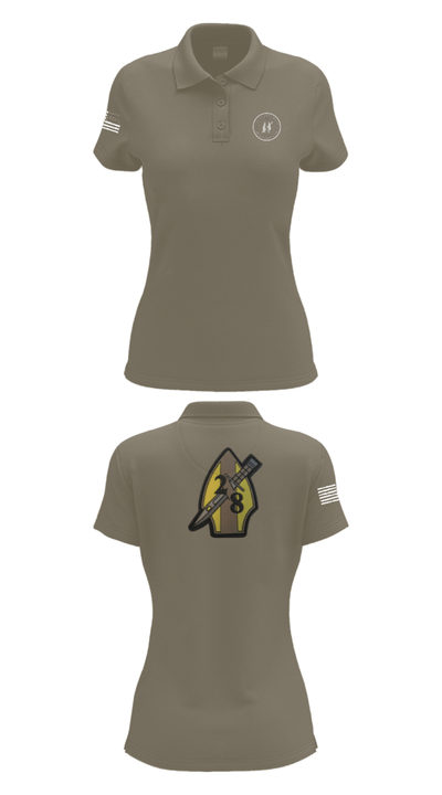 2nd bn 8th Marines 22362545 Women's Short Sleeve Performance Polo  - 75