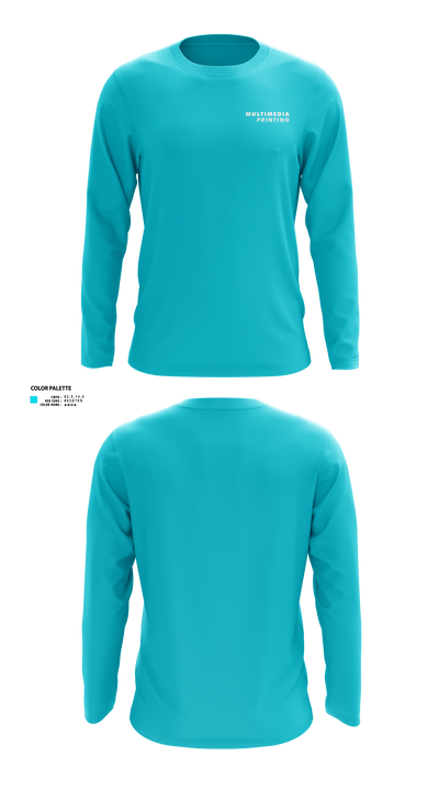 Multimediaprinting 2891725 Long Sleeve Performance Shirt 3