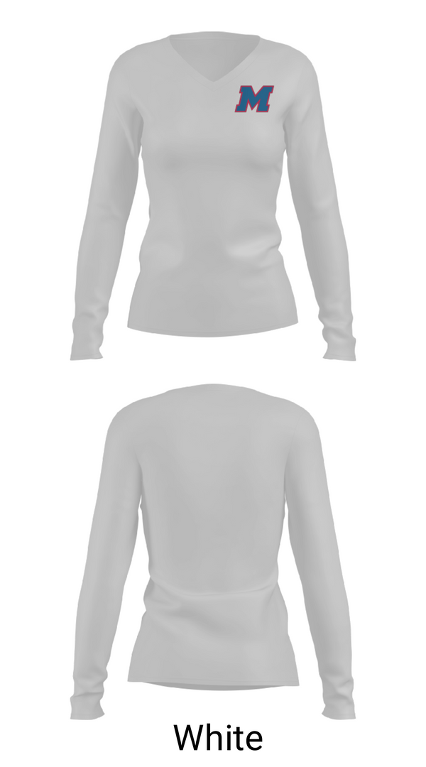 Womens Long Sleeve Vneck Shirt, Martinsville High School Cheer, Cheer, Teamtime, Team time, sublimation, custom sports apparel, team uniforms, spirit wear, spiritwear, sports uniforms, custom shirts, team store, custom team store, fundraiser sports, apparel fundraiser