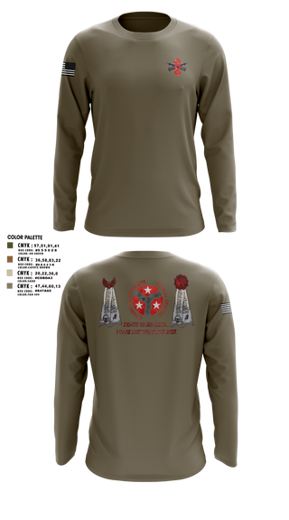 Long Sleeve Performance Shirt, q trp 4/278th, , Teamtime, Team time, sublimation, custom sports apparel, team uniforms, spirit wear, spiritwear, sports uniforms, custom shirts, team store, custom team store, fundraiser sports, apparel fundraiser