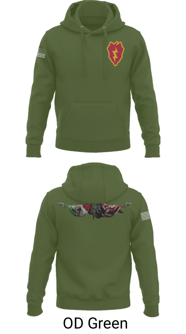 Hoodie, 25th ID, Army, Teamtime, Team time, sublimation, custom sports apparel, team uniforms, spirit wear, spiritwear, sports uniforms, custom shirts, team store, custom team store, fundraiser sports, apparel fundraiser