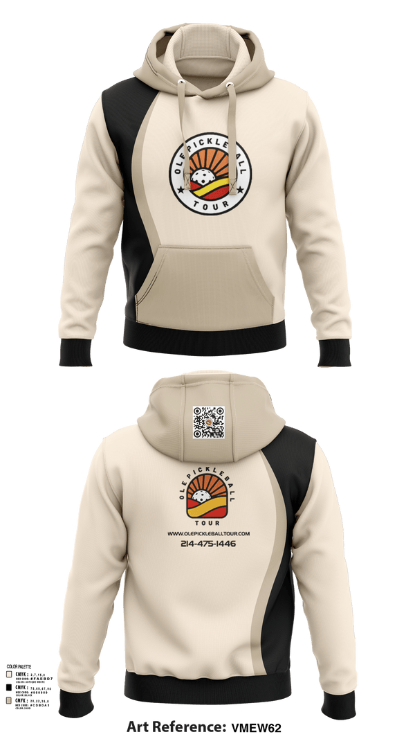 Hoodie, Ole Pickleball Tour, , Teamtime, Team time, sublimation, custom sports apparel, team uniforms, spirit wear, spiritwear, sports uniforms, custom shirts, team store, custom team store, fundraiser sports, apparel fundraiser