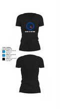 SHOW OF SUPPORT 79091882 Women's Short Sleeve V-neck Shirt - 37