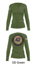 7th CST 5552337 Women's Long Sleeve V-neck Shirt -1 57