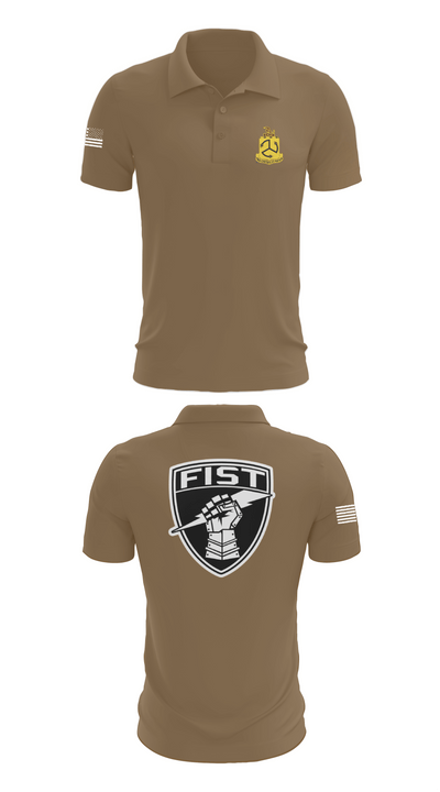 1-200 Infantry 56519387 Short Sleeve Performance Polo - 7