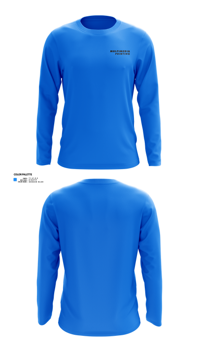 Multimediaprinting 2891725 Long Sleeve Performance Shirt 1