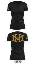 Mount Hebron High School Tennis 87801996 Women's Short Sleeve V-neck Shirt - 14