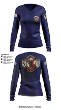 Station 51 74948008 Women's Long Sleeve V-neck Shirt - 2