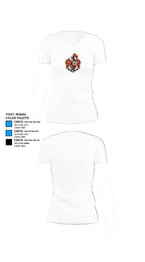 Womens Short Sleeve Vneck Shirt, Beverly Hills High School Band, Spirit Store, Teamtime, Team time, sublimation, custom sports apparel, team uniforms, spirit wear, spiritwear, sports uniforms, custom shirts, team store, custom team store, fundraiser sports, apparel fundraiser