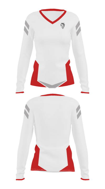 West Lafayette High School Tennis 20535617 Women's Long Sleeve V-neck Shirt - 30