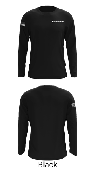 Long Sleeve Performance Shirt, Harvesters, Baseball, Teamtime, Team time, sublimation, custom sports apparel, team uniforms, spirit wear, spiritwear, sports uniforms, custom shirts, team store, custom team store, fundraiser sports, apparel fundraiser