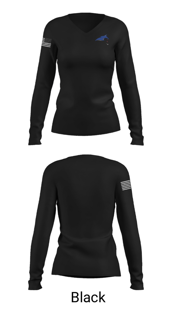 Womens Long Sleeve Vneck Shirt, Fortuna High School Soccer, Men's Soccer, Teamtime, Team time, sublimation, custom sports apparel, team uniforms, spirit wear, spiritwear, sports uniforms, custom shirts, team store, custom team store, fundraiser sports, apparel fundraiser